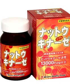 Viên uống hỗ trợ điều trị tai biến Minami Healthy Foods Nattokinase Soft 13000FU 90 viên