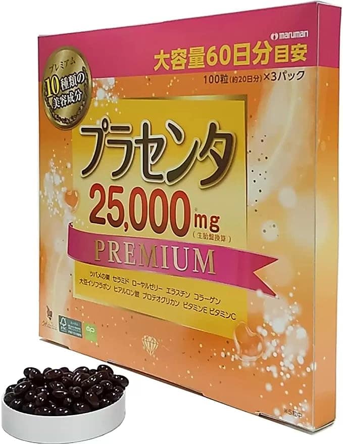 Viên uống MARUMAN PLACENTA 25000mg premium - Ảnh 2