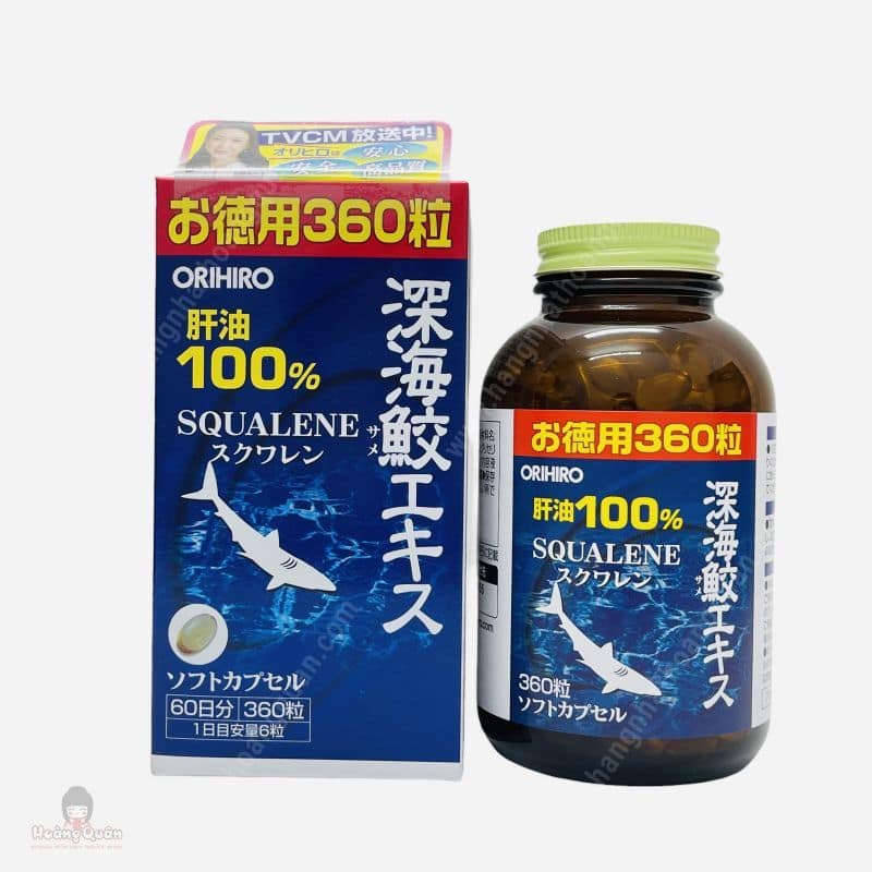 Sụn vi cá mập Squalene Orihiro 360 viên